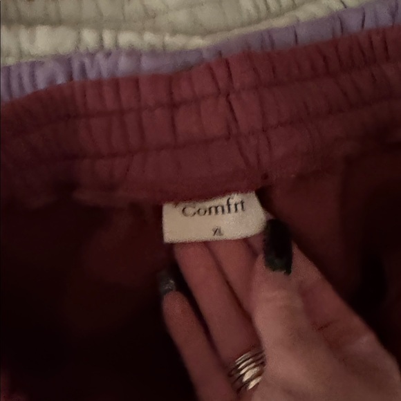 Comfort sweatpants size XL in mauve ish color with pockets - Picture 2 of 2